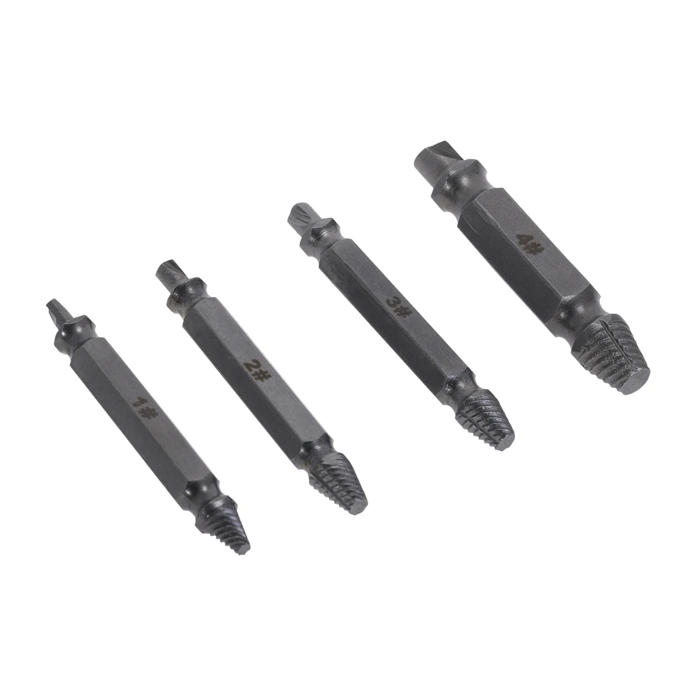 4 шт./компл. сверло с двойным концом поврежденная винтовая направляющая для