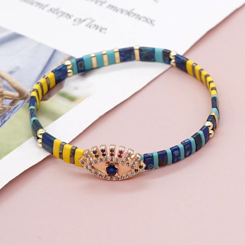 Go2BoHo Miyuki Tila браслет из бисера модные ювелирные изделия роскошные стразы Турецкий