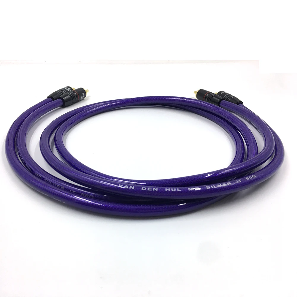 

HIFI Stereo Pair RCA Cable High-performance Hi-Fi Audio 2rca to 2rca Interconnect Cable with Gold plated RCA plug