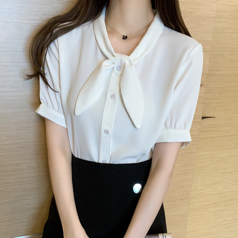 Женская шифоновая рубашка на пуговицах, в стиле ретро от AliExpress WW