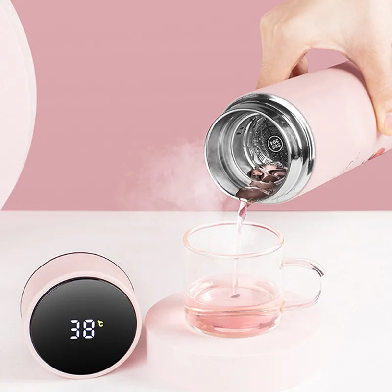 Умная термобутылка термос из нержавеющей стали бутылка для воды детей вакуумные