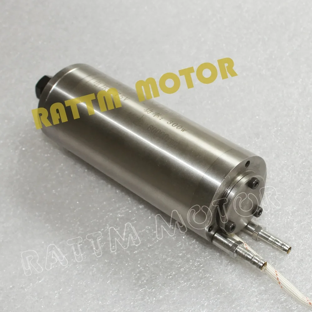 0.3KW 300W 75V шпиндель с водяным охлаждением ER8 4.5A высокая скорость 60000rpm мотор