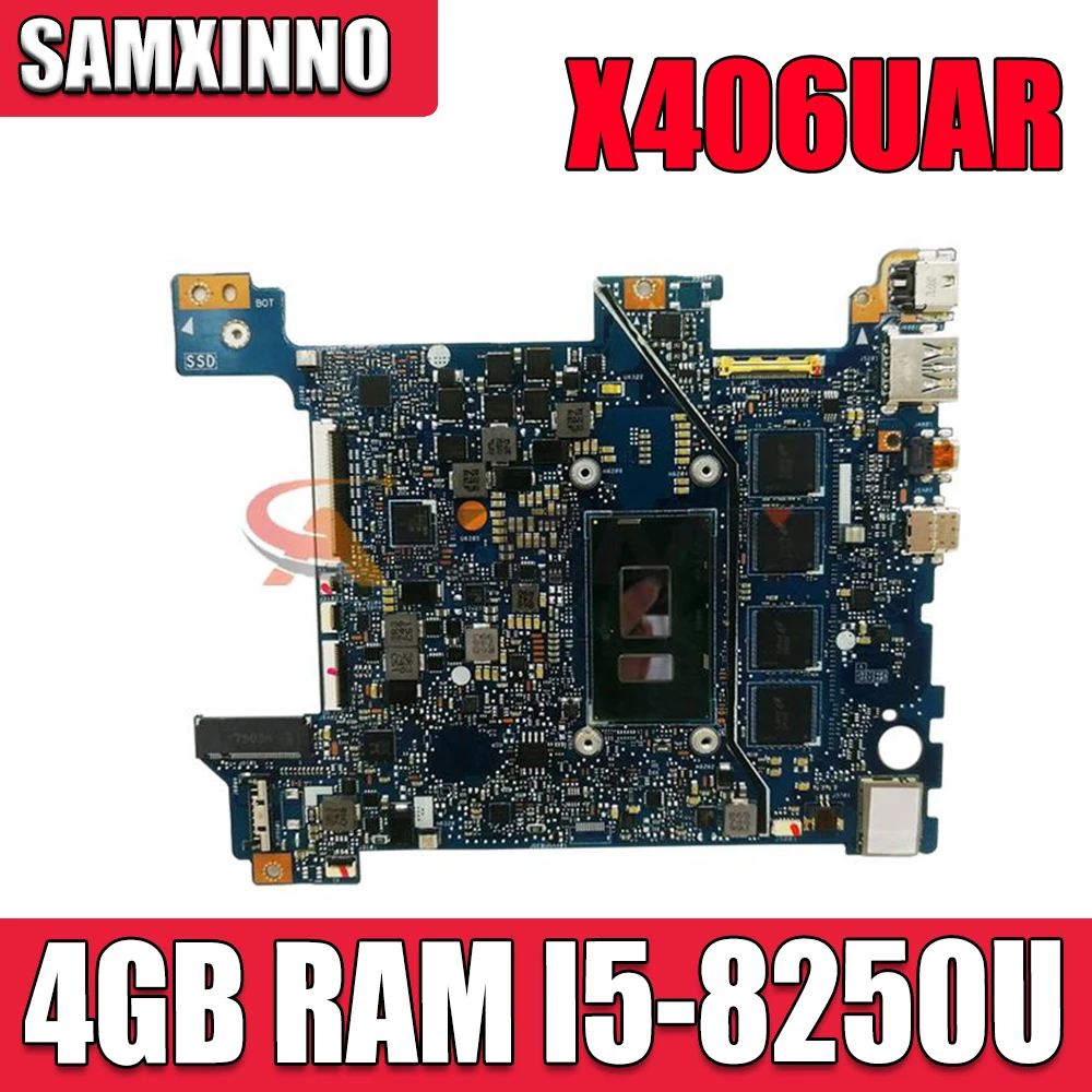 

Akemy X406UAR Motherboard For ASUS VIVOBOOK X406U S406U S406 V406U X406UA X406U Laptop motherboard Mainboard W/ 4G/I5-8250U CPU