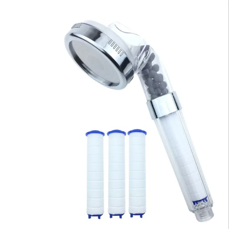 

Handheld shower nozzle negative ion pressurized plastic shower set shower shower filter shower head