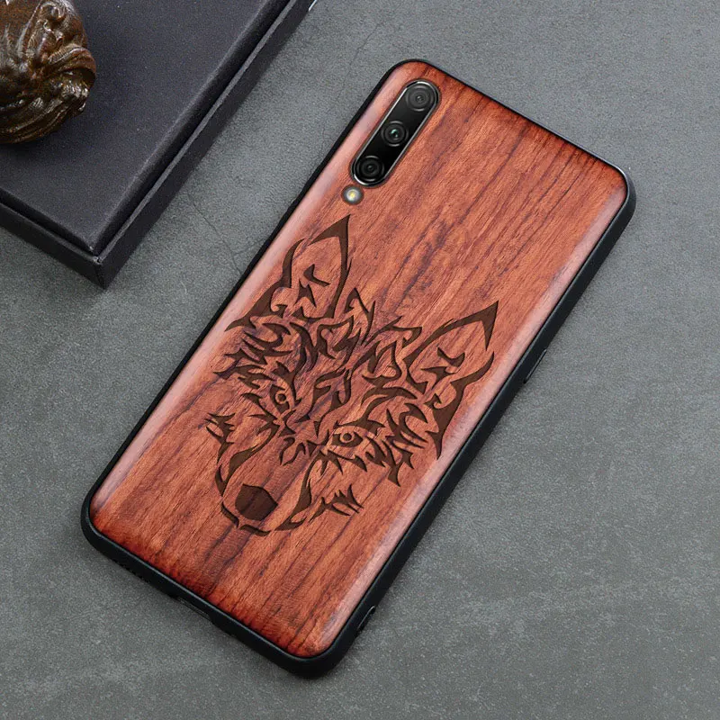 Глобальная версия чехла для Xiaomi Mi 9 lite бугический Оригинальный Деревянный чехол