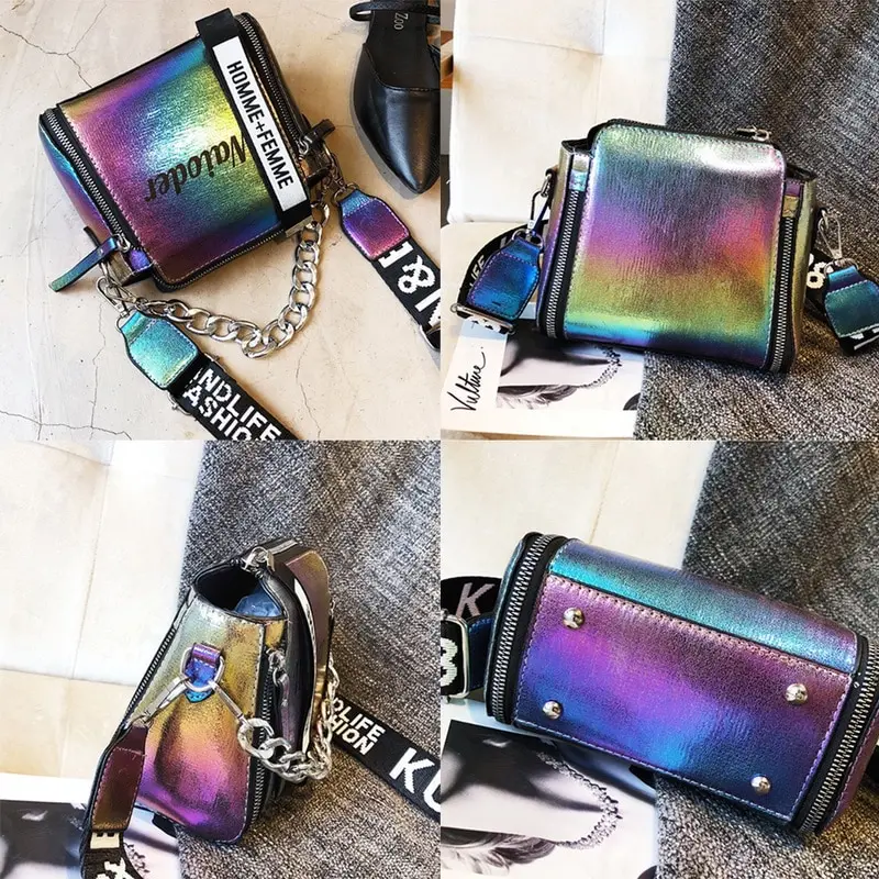 

2020 Luxury Handbag Crossbody Women Shoulder Bag Tote Female Handbags Letter PU Leather Purse Messenger Crossbody Laser Handbags