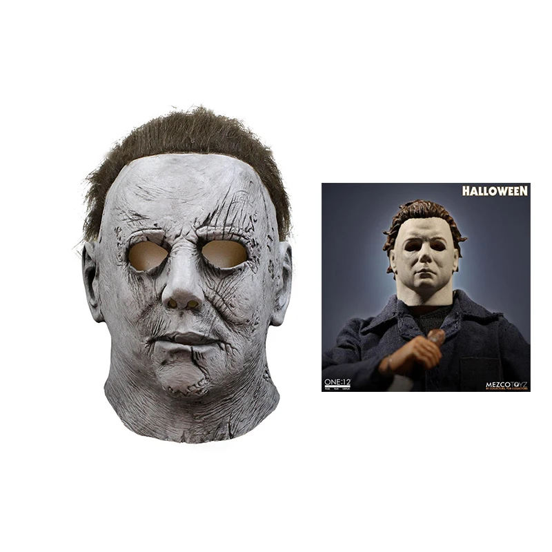 Маска Майкл Майерс из фильма Хэллоуин ужасная маска Карнавальная для косплея