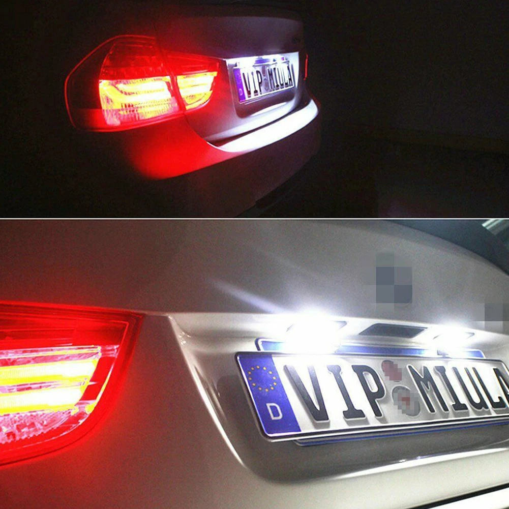 2X Светодиодный светильник номерного знака для VW GOLF MK5 Passat Sedan B5.5 3B Variant B6 3C Touran Jetta 12V