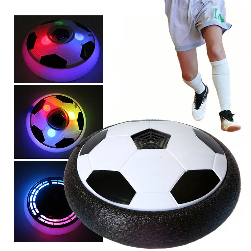 

Air Power Hover Soccer Ball Indoor Football Toy Colorful Music Light Flashing Ball Toys Christmas Gift for 3, 4, 5, 6 Years Old