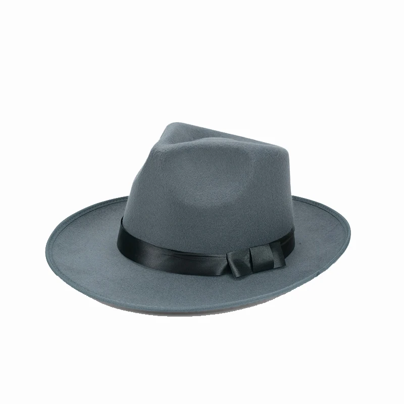 Шляпа Колокол для мужчин и женщин модная Панама из мягкого фетра в винтажном