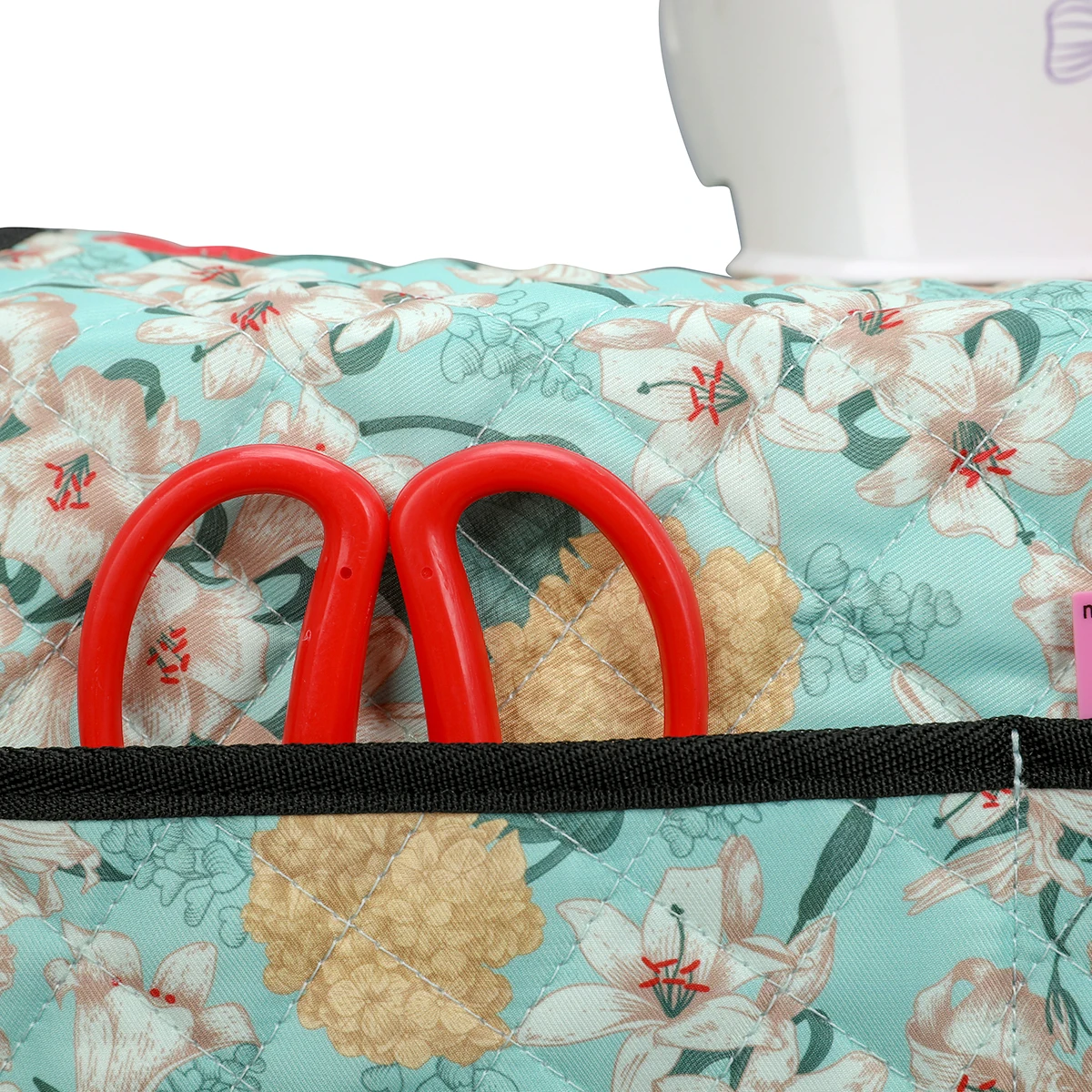 

New Arrivals Sewing Accessories Container 2 Colors Dust Resistant Needlework Protective Cloth Scissors Sewing Machine Cover