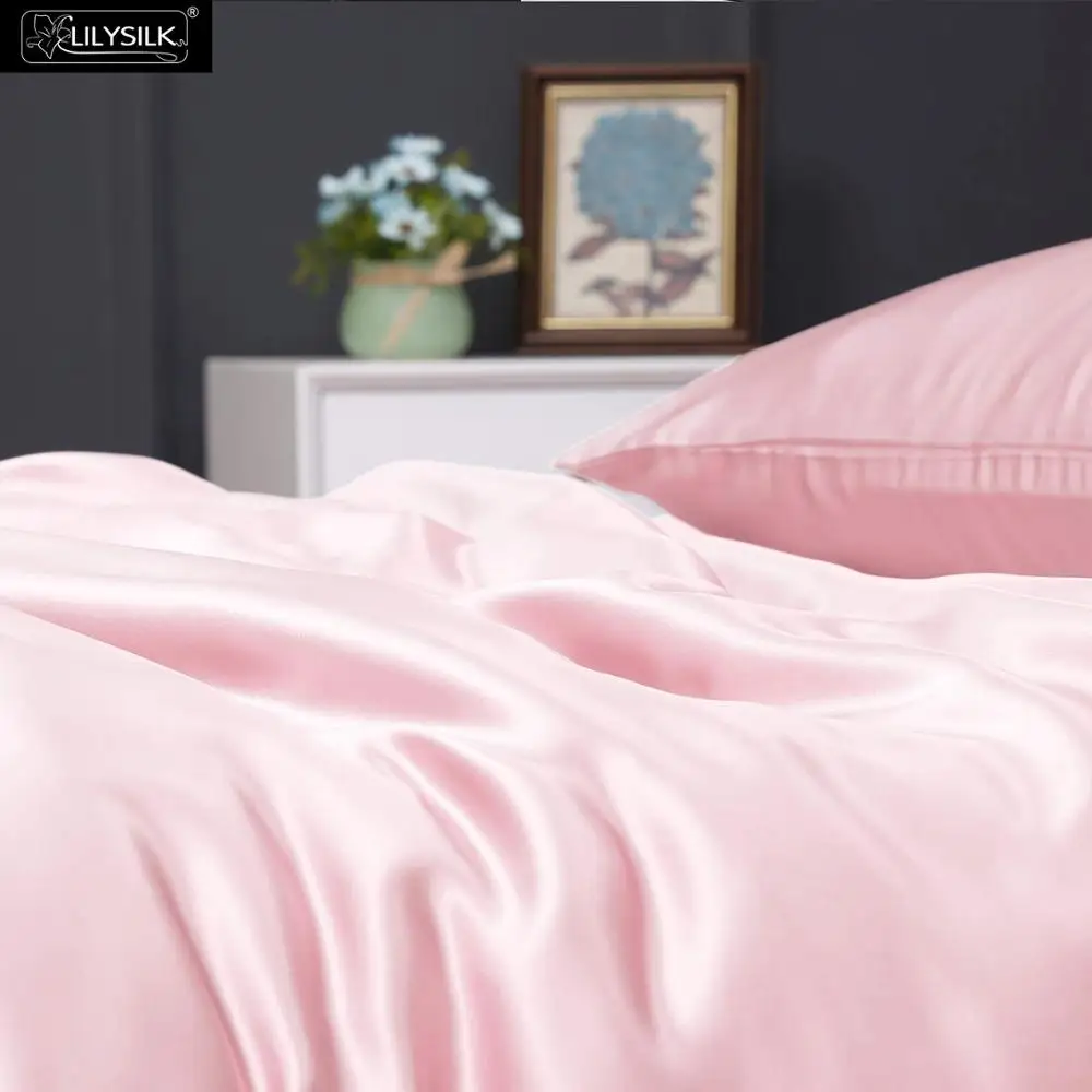 LilySilk пододеяльник шелк 100 чистый натуральный тутовидный 19 momme бесшовный