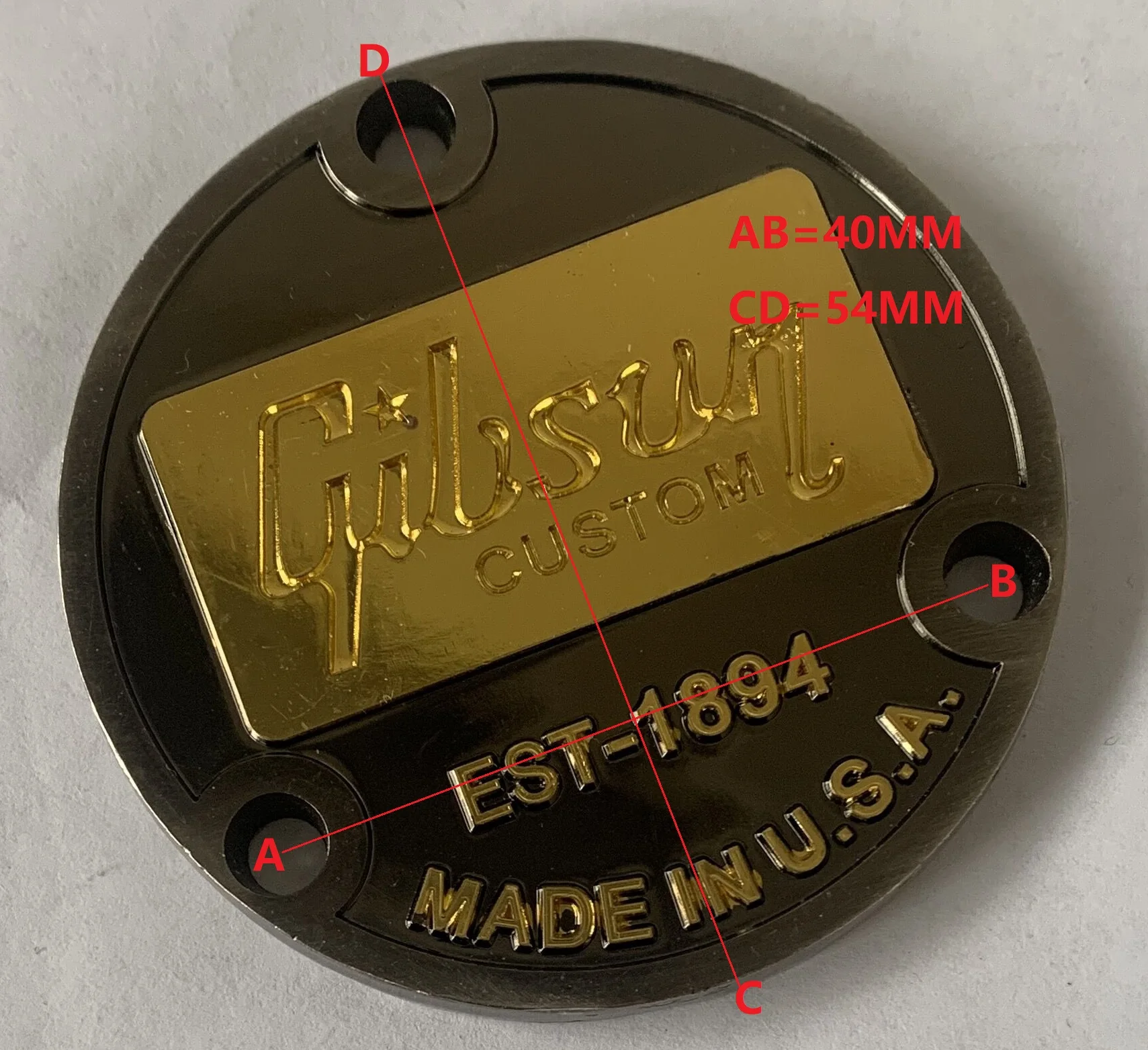 Оригинальная задняя крышка переключателя металлическая гитары|Детали и