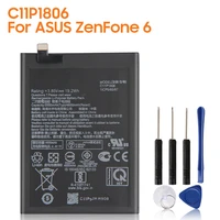 original replacement battery c11p1806 for asus zenfone 6 zs630kl i01wd authentic phone battery 5000mah
