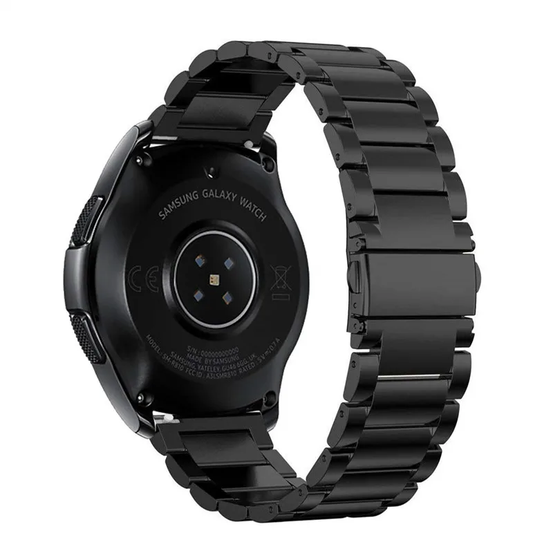 

22 мм металлический ремешок для Huawei Watch GT/GT2 46 мм Honor Magic смарт-браслет из нержавеющей стали для TicWatch Pro Wristband Correa