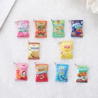 10 pcslot resin candy charms flatback food crafts for earrings pendants keychain jewelry diy making