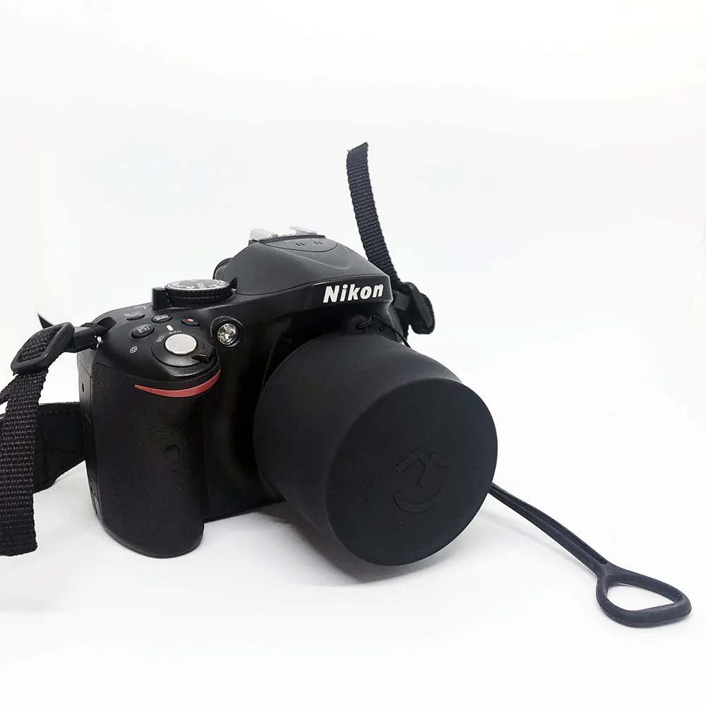 Универсальная гибкая силиконовая крышка объектива для Canon/Nikon/Pen/sony Водонепроницаемая Пылезащитная Экологичная DSLR камера от 49 до 72 крышка объектива