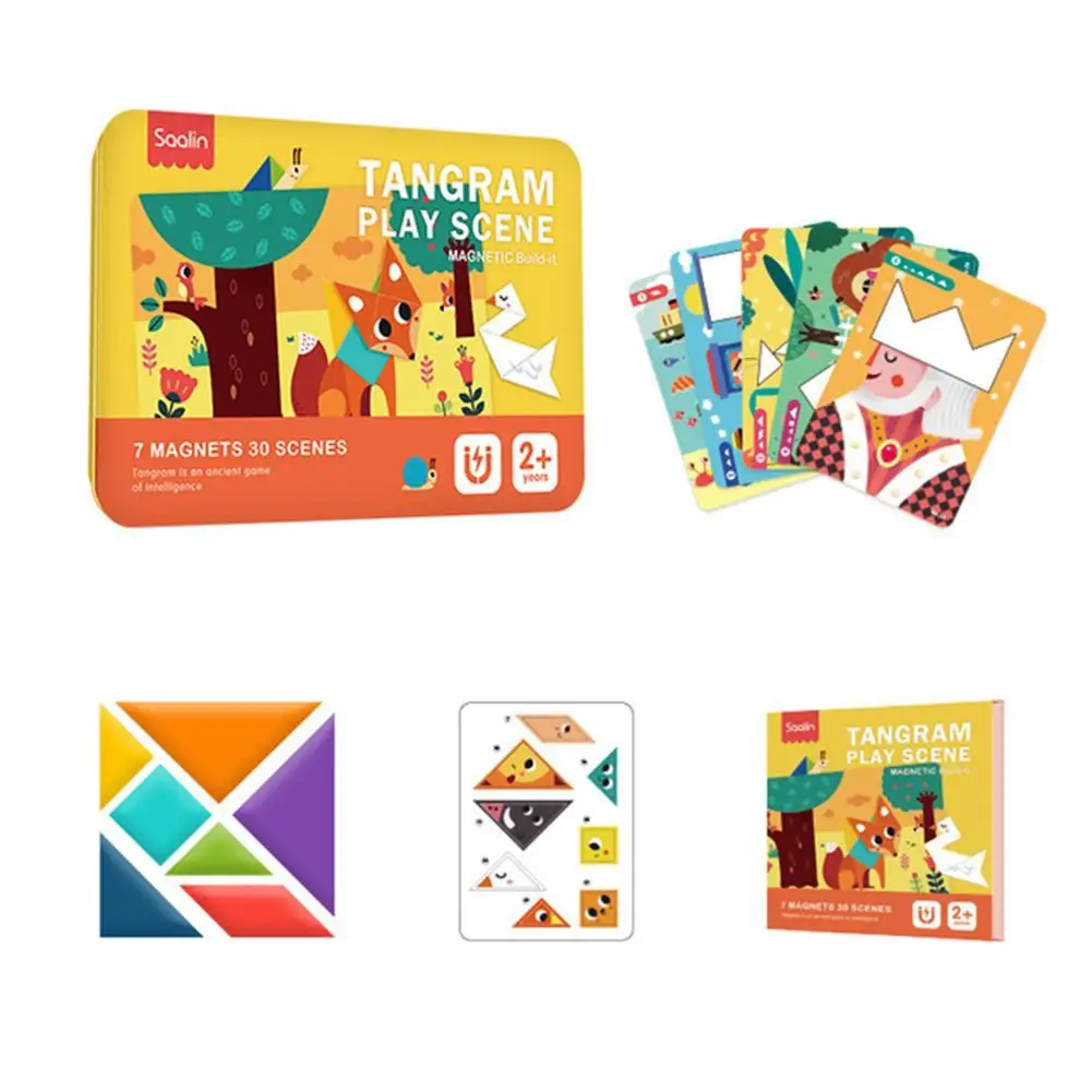 

Montessori Early Educational Thinking Hands Playing Toys Toys Games Right And Magnetics Board Left Development Brain Childr N5J9