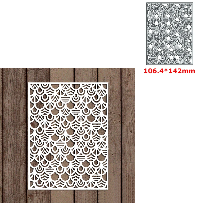 

Corrugated Doodle Background Metal Cutting Dies DIY Paper Craft Knife Mould Blade Punch Stencils Die Cut Mold 2021
