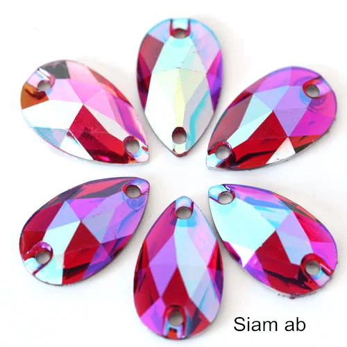 Siam AB Стразы - Цвет: Siam AB