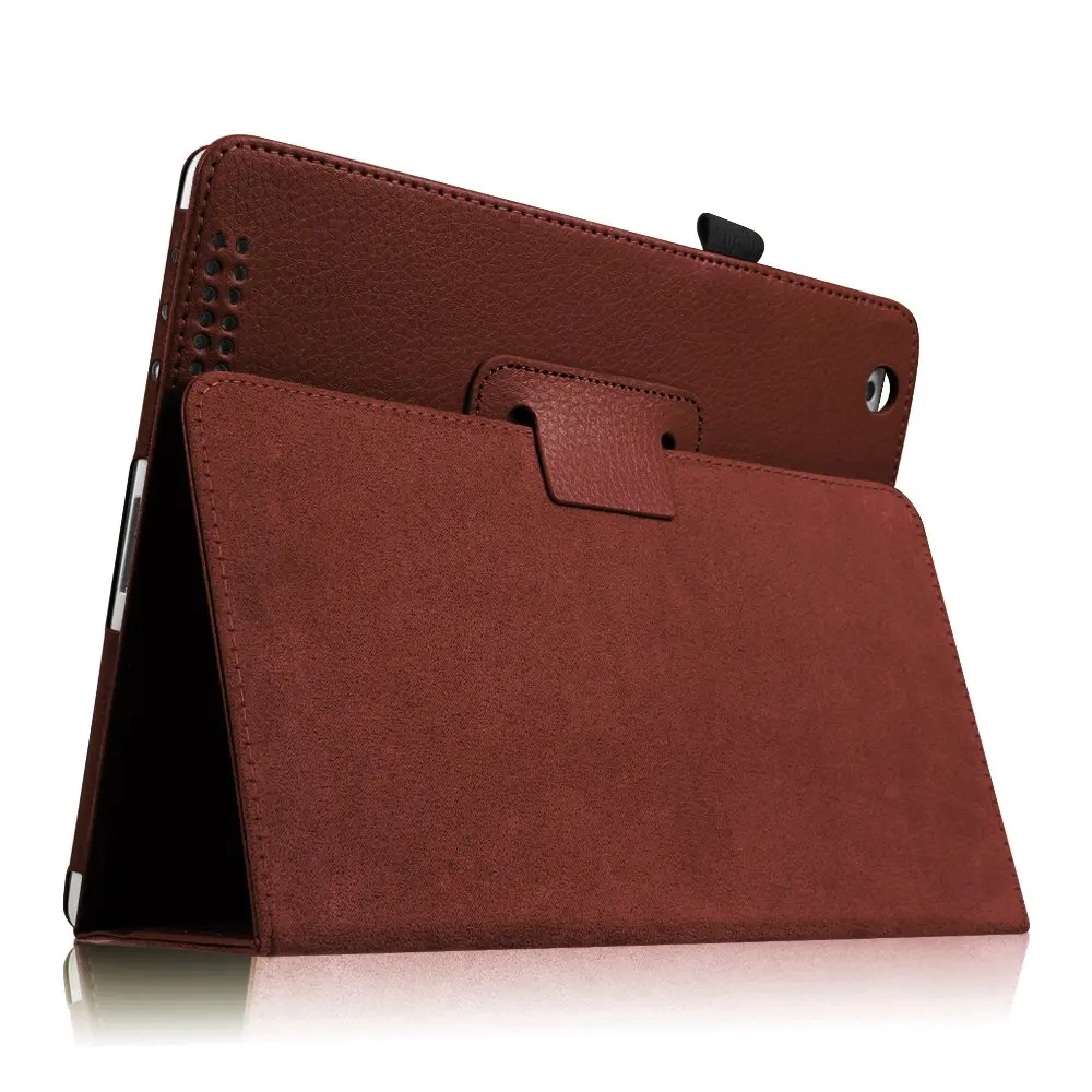 For iPad 2 3 4 Case with Apple Pencil Holder Cover,Premium Leather Folio Stand Cover Case for iPad 2 3 4 A1395 A1460 A1416 A1430