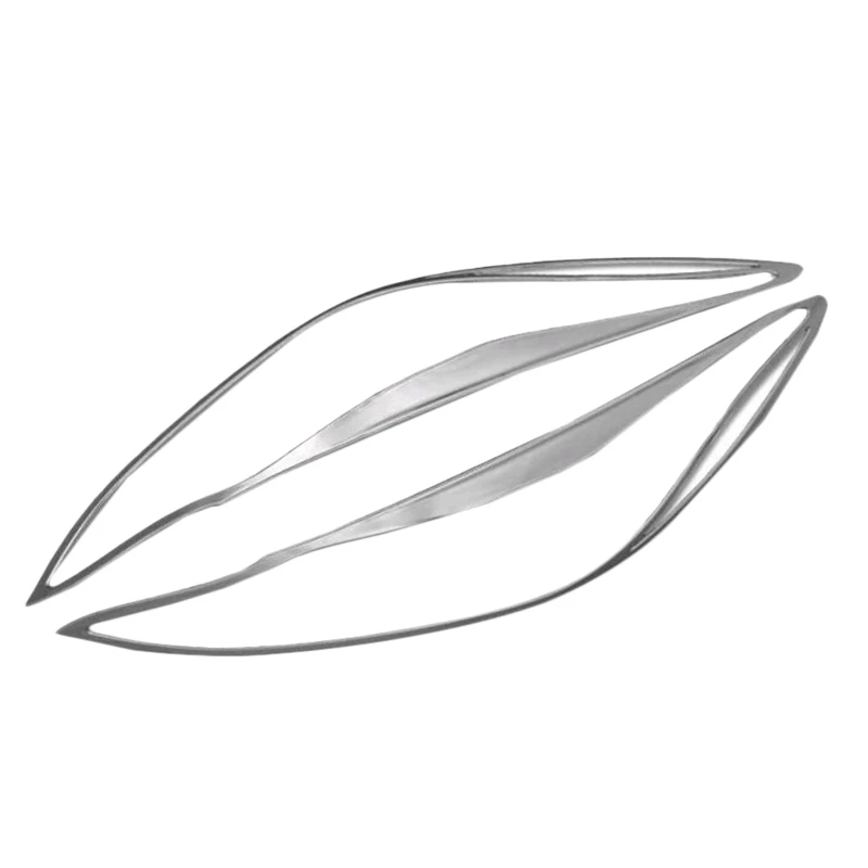 

2 шт., хромированные накладки на фары для Mazda3 Axela M3 2014 2015 2016