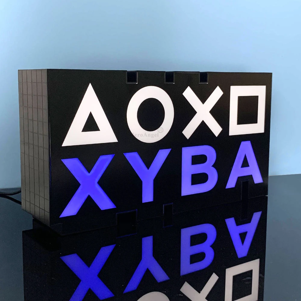 

Светильник для Ps4 со светодиодной подсветильник кой и голосовым управлением