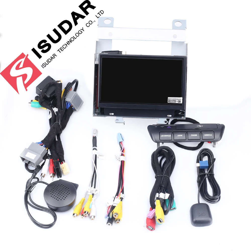 Автомобильный мультимедийный плеер Isudar 2 Din Android 9 для Land Rover/Freelander 2007 2012 GPS Automotivo