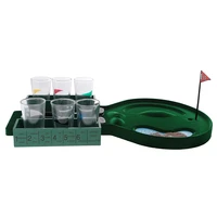 table golf drinking game set with shot glass party bar wine game gift