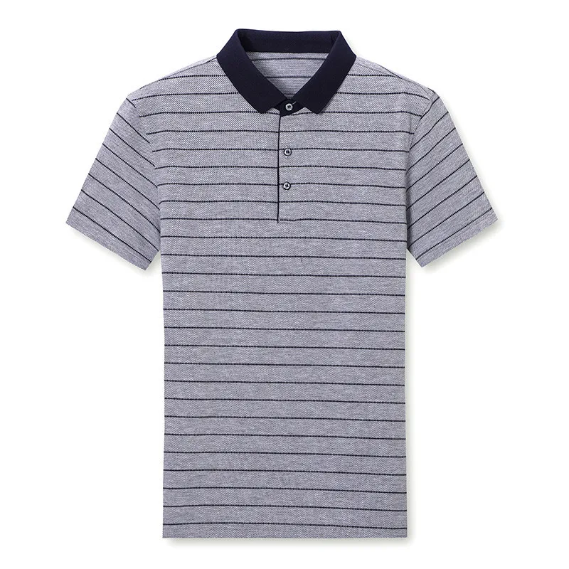 

Ymwmhu Men Striped Polo Shirt Cotton Short Sleeve Man Shirts High Quality Summer Office Clothes Casual Polo Shirt Men Tops