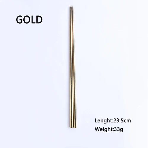 K.Gold 1 пара 304 китайские палочки для еды из нержавеющей стали, домашние многоразовые палочки для еды, Детские Портативные многоразовые палочки для суши, столовая посуда - Цвет: K.Gold