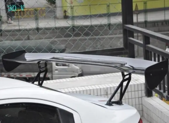 Универсальный Задний спойлер из углеродного волокна GT Three-box автомобильный 3DK