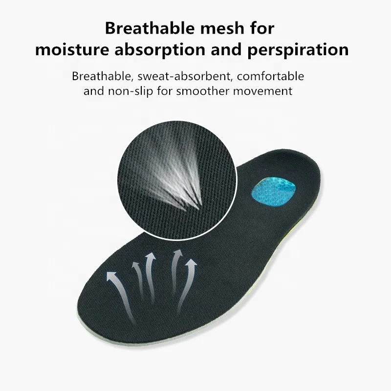 Гелевые удобные спортивные стельки EVA улучшенная амортизация при ходьбе и
