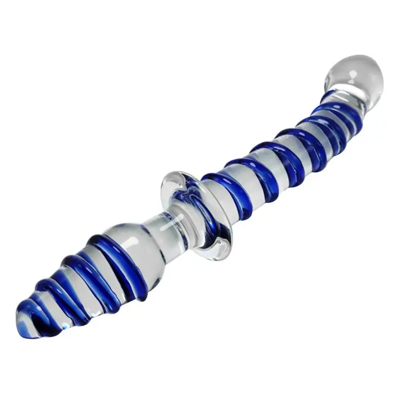 Стеклянная Анальная пробка термостойкий стеклянный фаллоимитатор мастурбатор