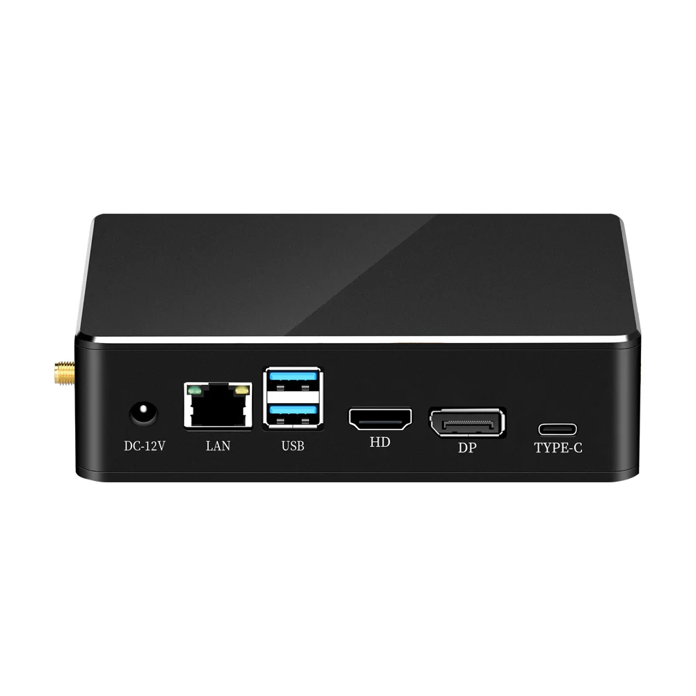 Мини ПК 8 го поколения Intel Core i5 8265U CPU 2 * DDR4 M.2SSD HDMI DP 4K 60fps 6 USB Type C WiFi Window 10 HTPC компьютер