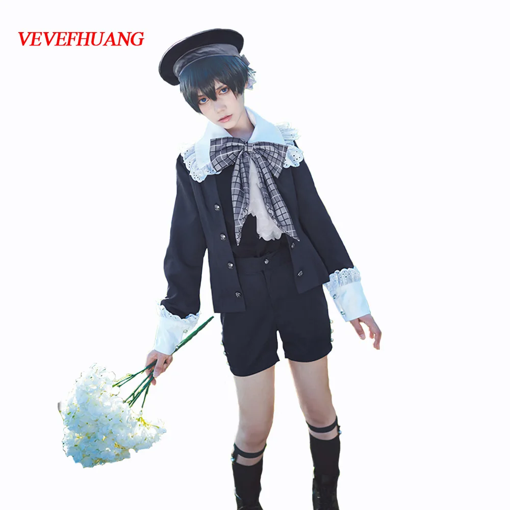 

Костюм для косплея VEVEFHUANG, сексуальный аниме Темный дворецкий, Сиэль фантомхайм, мужской костюм, полный комплект для рождественской вечеринки, Хэллоуина