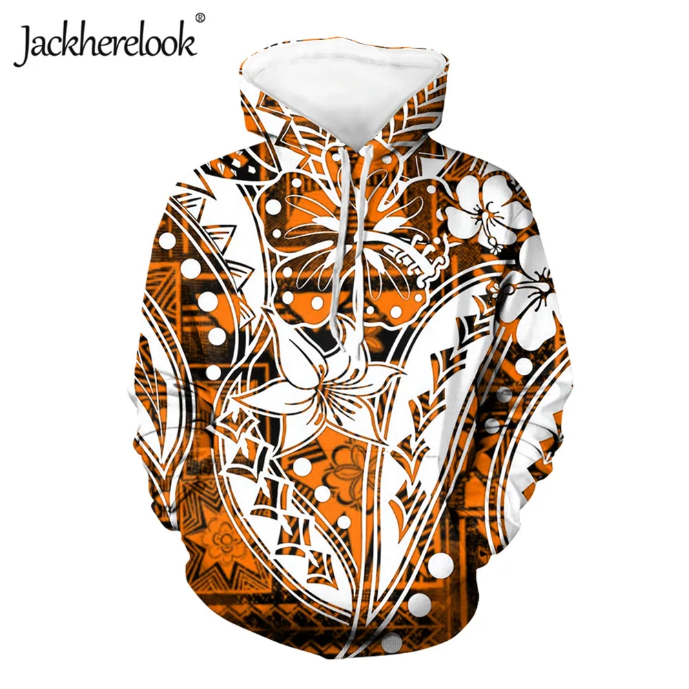 

Jackherelook Hawaiian Midnight Blue Tribal Hibiscus Design Casual Women Hoodies Tops Autumn Spring Hooded Harajuku Sweatshirts