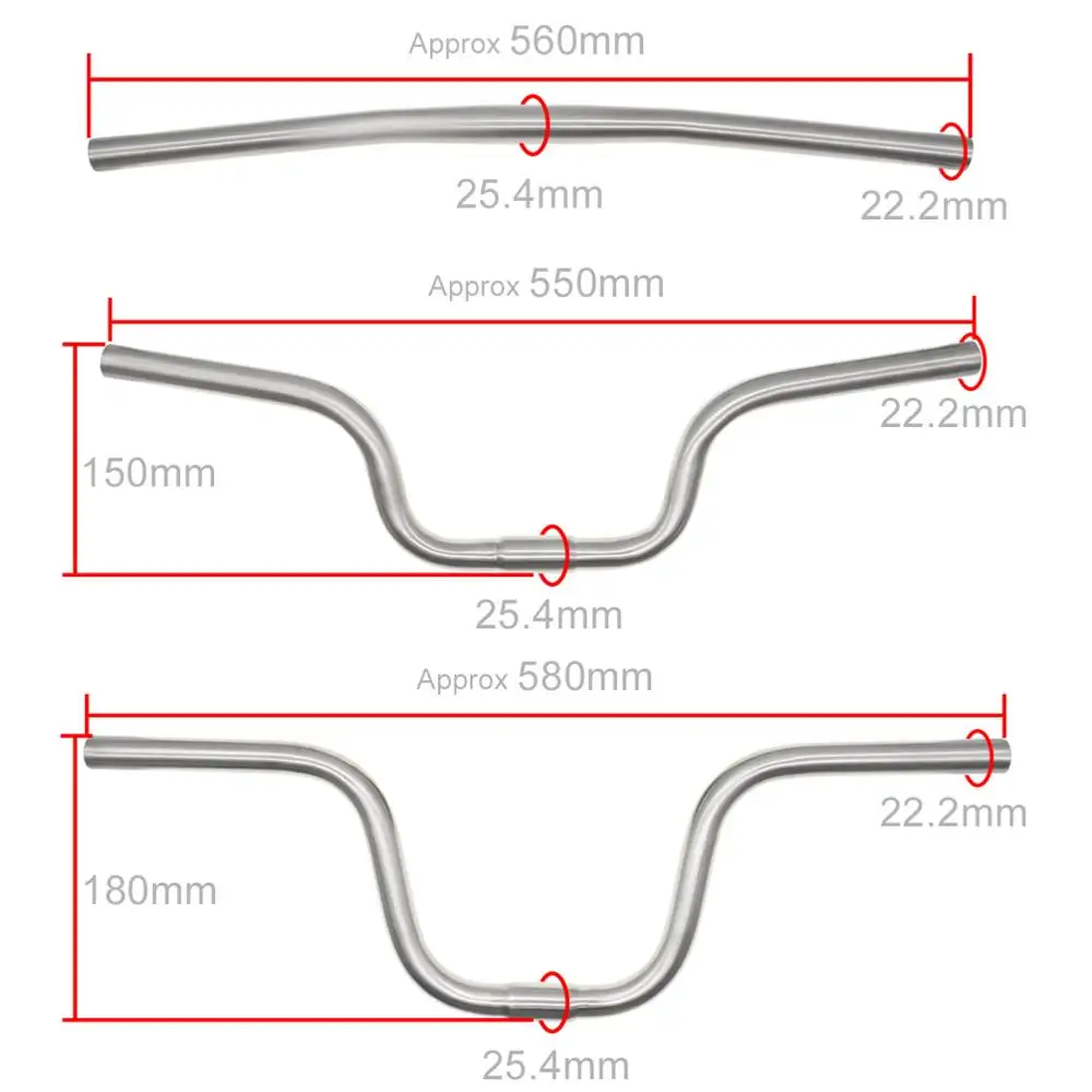 Складной титановый руль TWTOPSE S M для велосипедов Brompton размер 25 4 мм рост 140 170 550