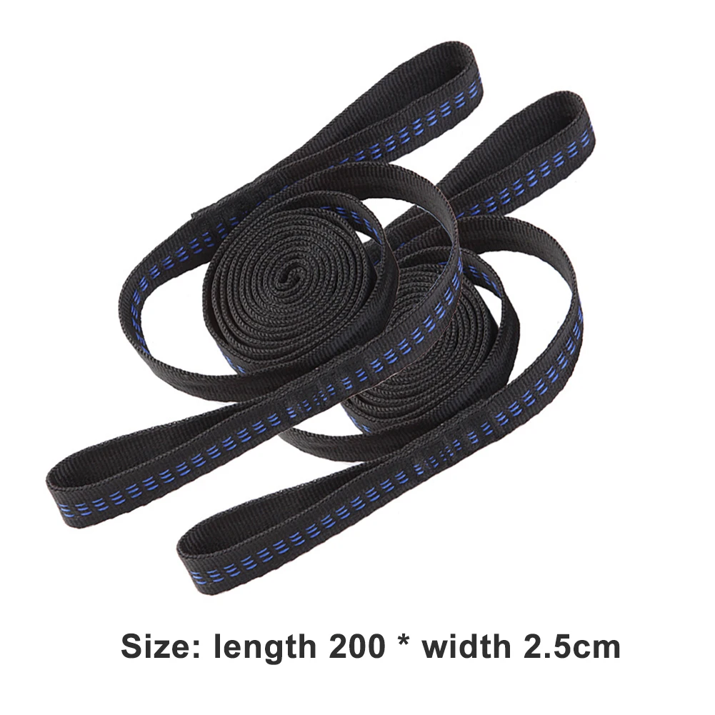 

Portable Hammock Tree Straps Swing Rope Home Yard Outdoor Camping Hanging Relaxation Ornaments for Backyard Garden