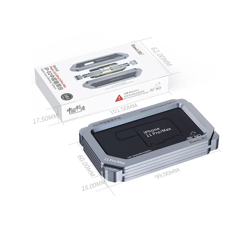 QIANLI ip 01 02 средняя рама реболлинг платформа для x xs xsmax 11 11pro 11promax материнская плата