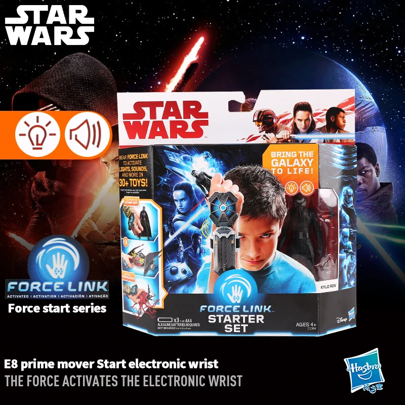 

Hasbro Star Wars E8 Force Start Acousto-optic Electronic Sensor Bracelet 3.75 Karolen Doll C1364 Toy for Kid Gift Christmas