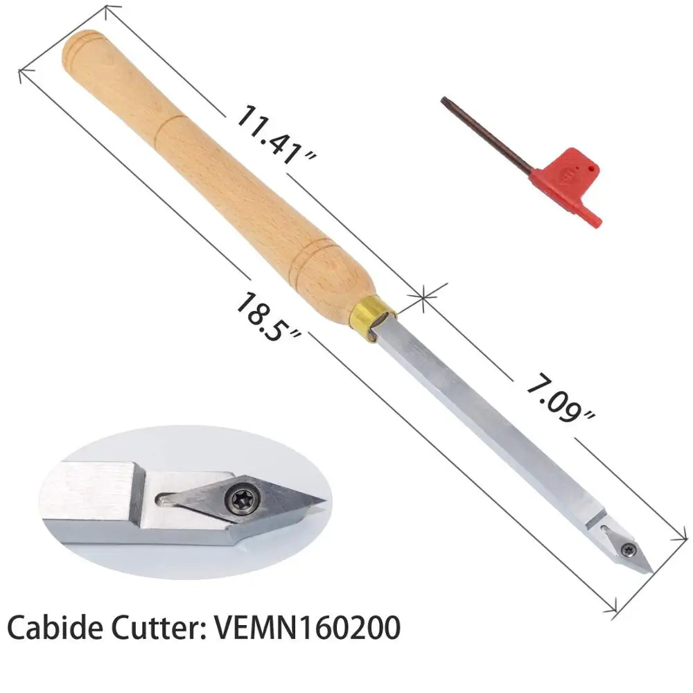 Токарный станок Sharp Detailer твердосплавный резец с косым наконечником 35 градусов со