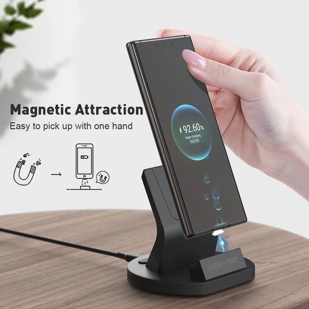 sikai 5a super fast charger 66w 40w 20w magnetic charging power dock stand for huawei mate 40 pro samsung xiaomi iphone 13 12pro free global shipping