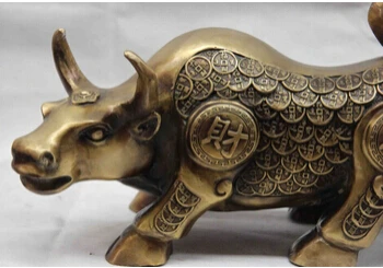 Бесплатная доставка &lt&lt&lt&lt&lt китайская Медь Бронза Home Fengshui статуя богатства