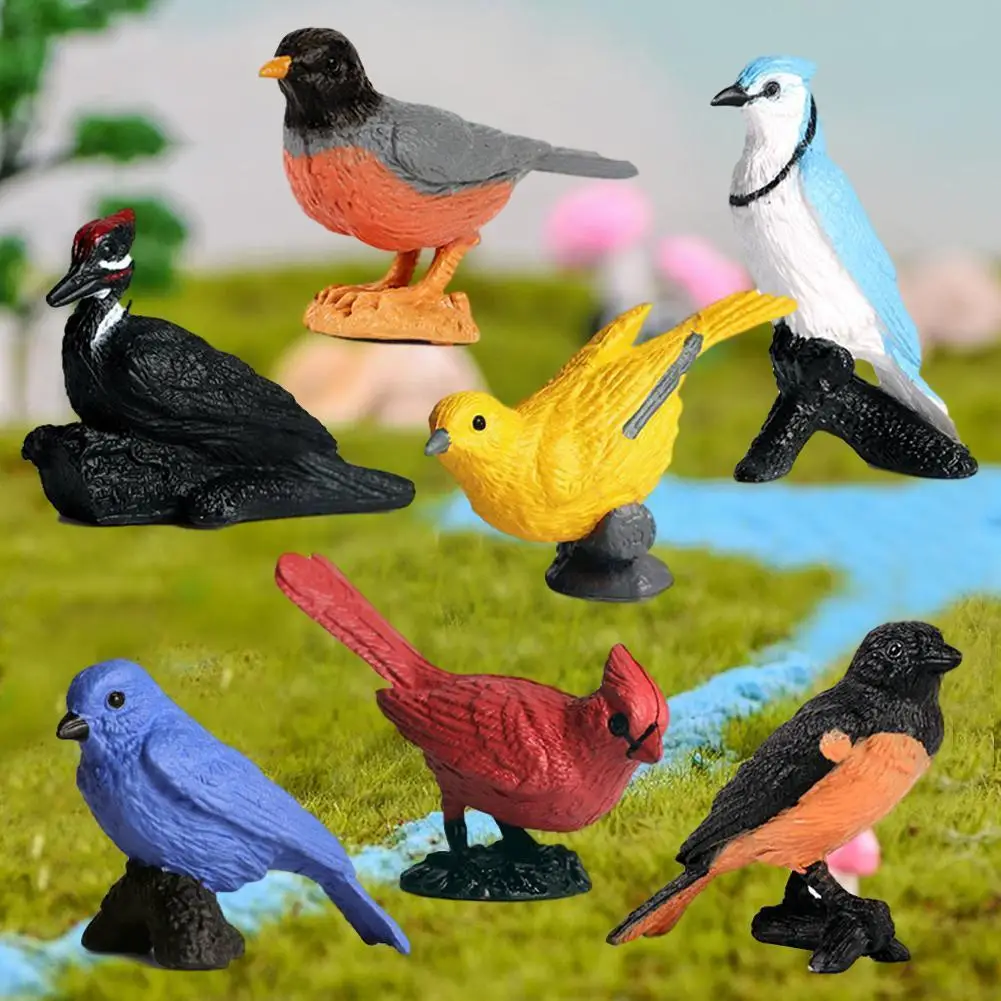 

Искусственное дерево, птица, фигурки, модели игрушек, детские фигурки из ПВХ, экшн V0s8