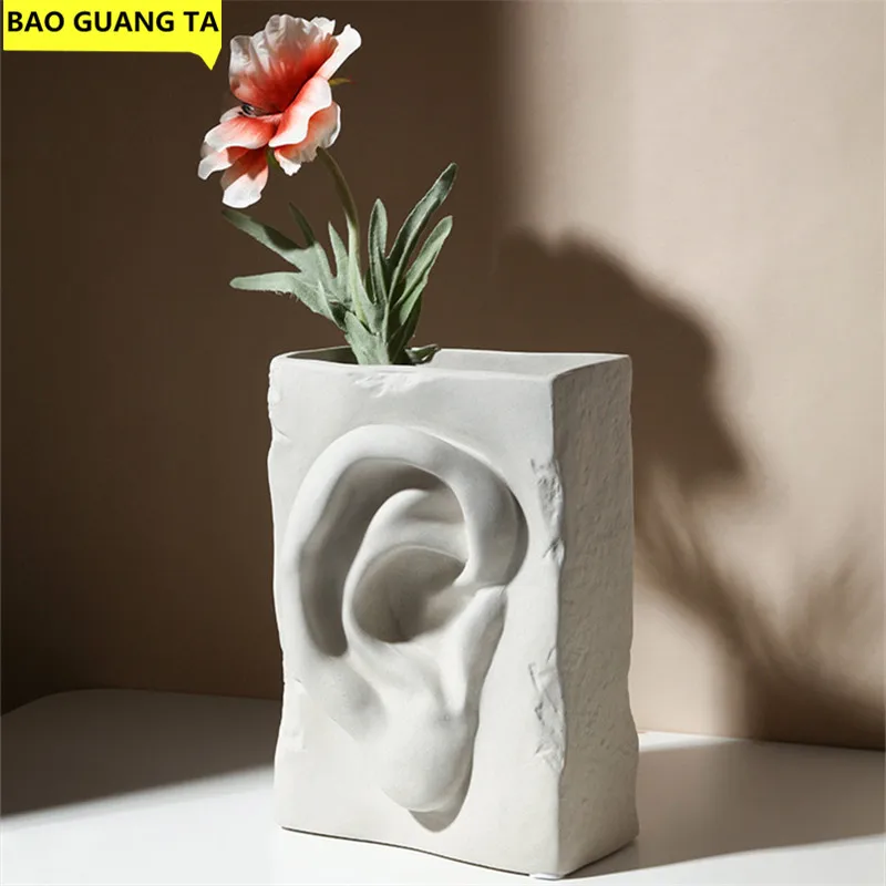 BAO GUANG TA абстрактная Скандинавская искусство глаза ухо рот ваза украшения