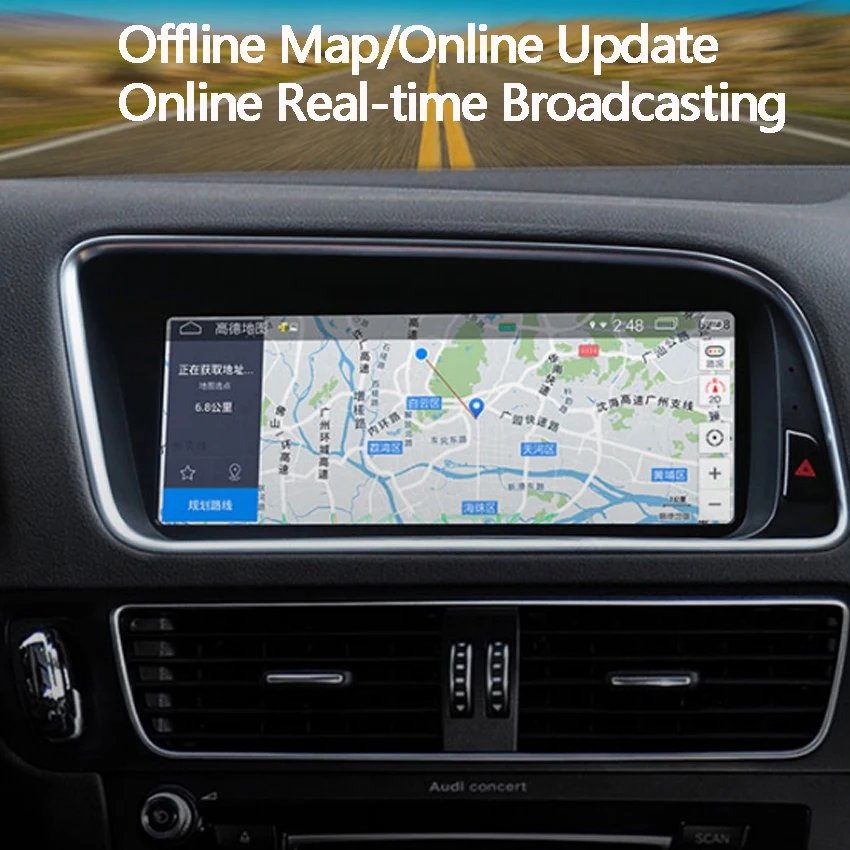 Автомобильный Радио Android мультимедийный плеер для Audi A6L 2010 2011 2012 10 25 дюймов