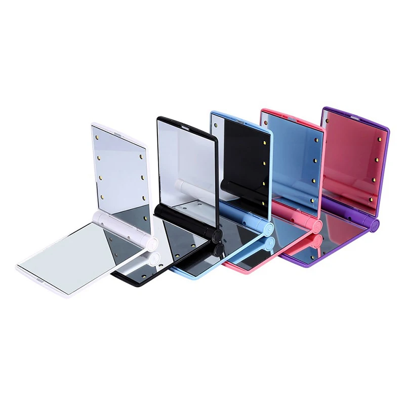 

Folding Portable Make up light Women LED mirror lighting Compact Pocket Vanity lights Battery Operated Lamp Gift