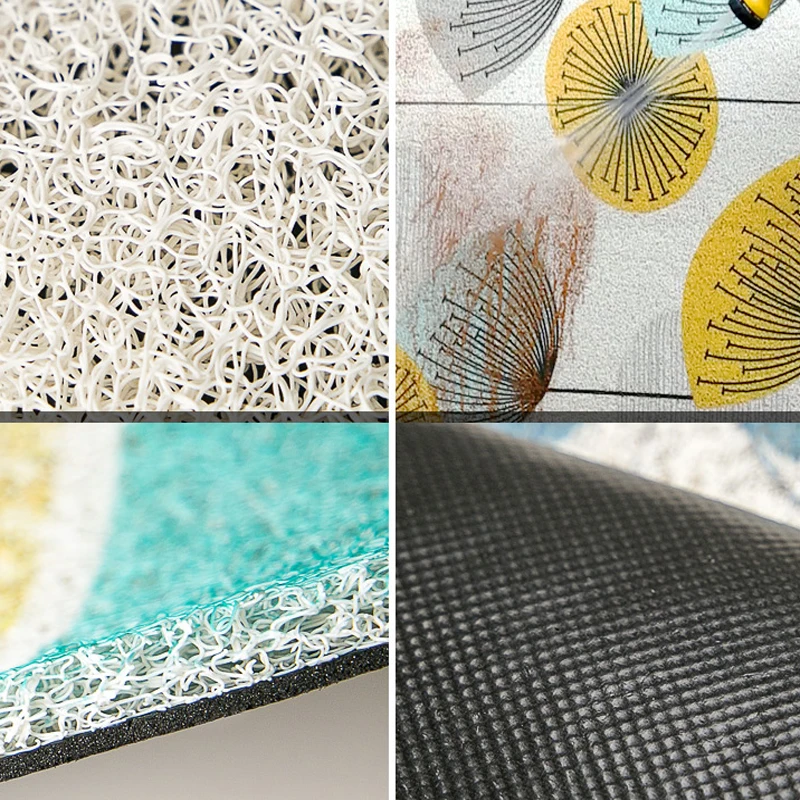 

Indoor Outdoor Doormat Non Slip Absorbent Resist Dirt Entrance Rug Large Size Washable Low-Profile Inside Floor Door Mat Carpet