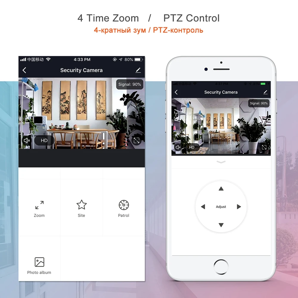 TUYA Smart WI FI Камера работает Alexa Google Home система безопасности 4X зум камеры PTZ